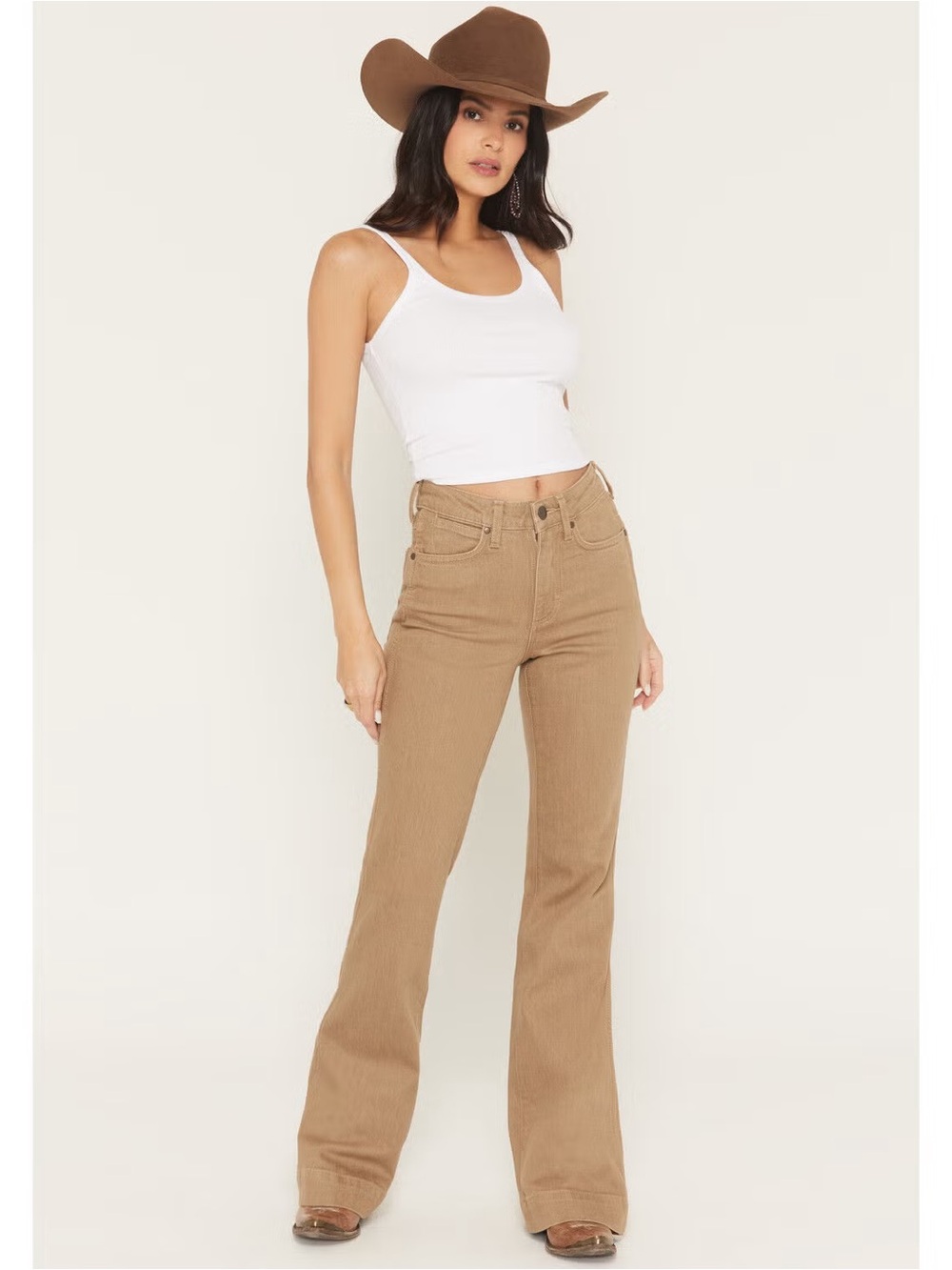 Wrangler High Rise Retro Trouser Size 29x34